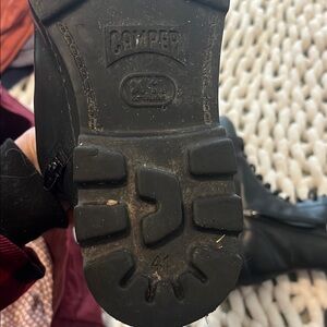 Camper Charcoal Ankle Boots